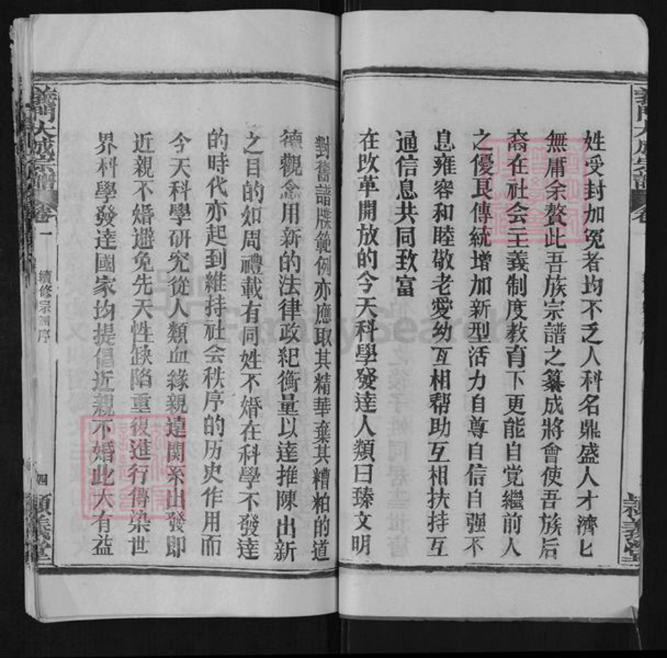 湖北省黄冈市浠水县竹瓦镇陈氏颖义堂族谱-义门陈氏宗谱.pdf电子版插图5