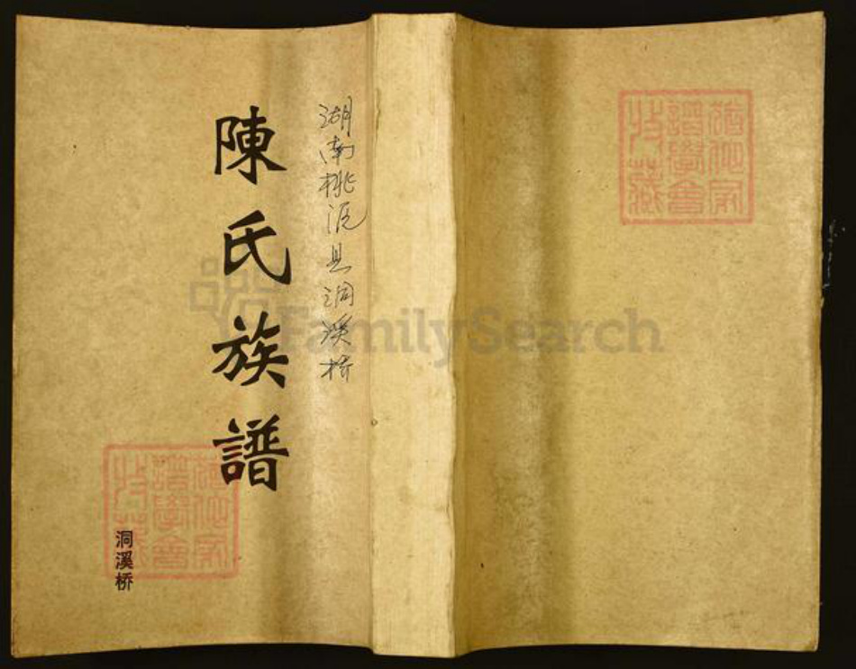 湖南省常德市桃源县陈氏族谱-陈氏族谱.洞溪桥.pdf电子版插图