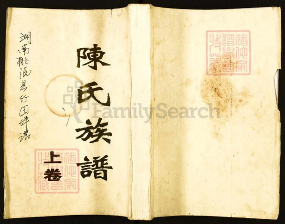 湖南省常德市桃源县陈氏族谱-陈氏族谱.pdf电子版插图