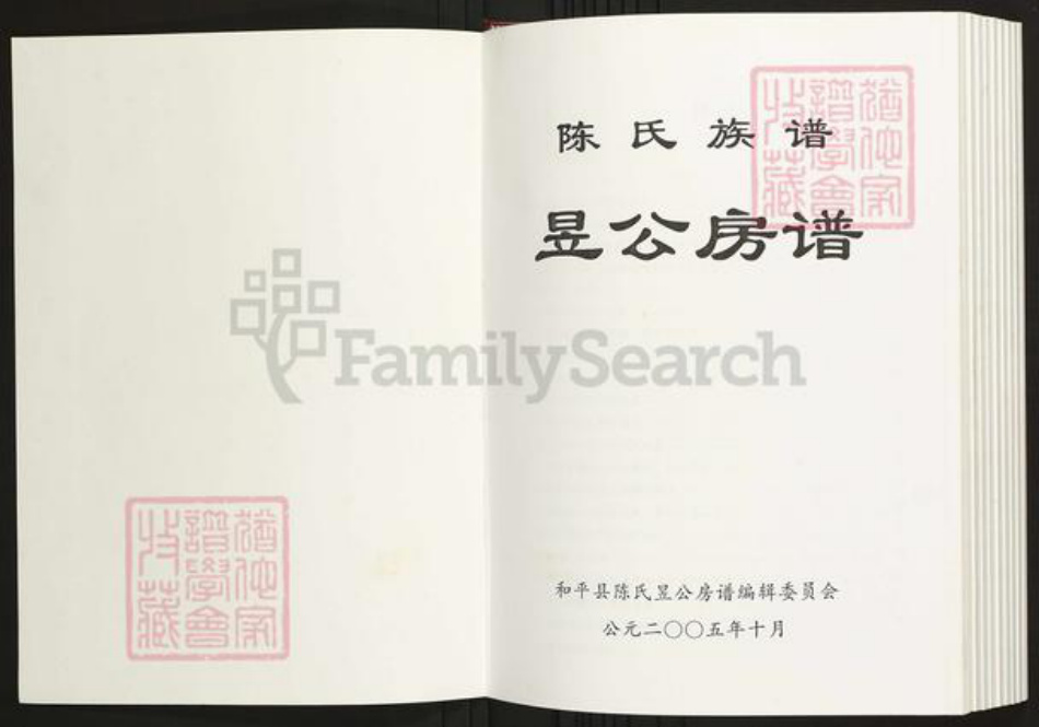 广东省河源市和平陈氏族谱-陈氏族谱昱公房谱.pdf电子版插图1