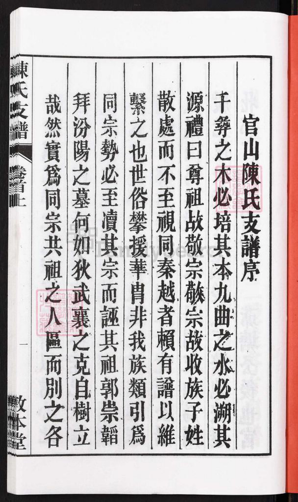 安徽省安庆市桐城市陈氏族谱-陈氏支谱[10卷首2卷].pdf电子版插图1