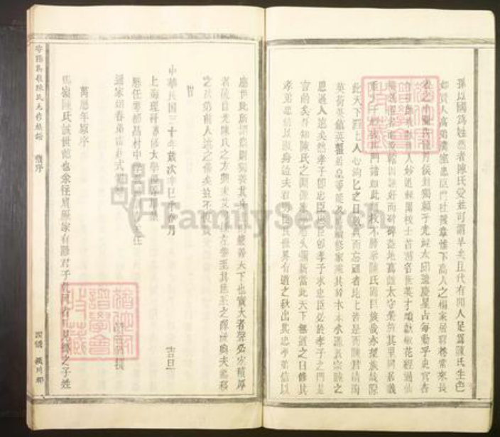 江西省陈氏族谱-雩阳马岭陈氏九修族谱[不分卷].pdf电子版插图4