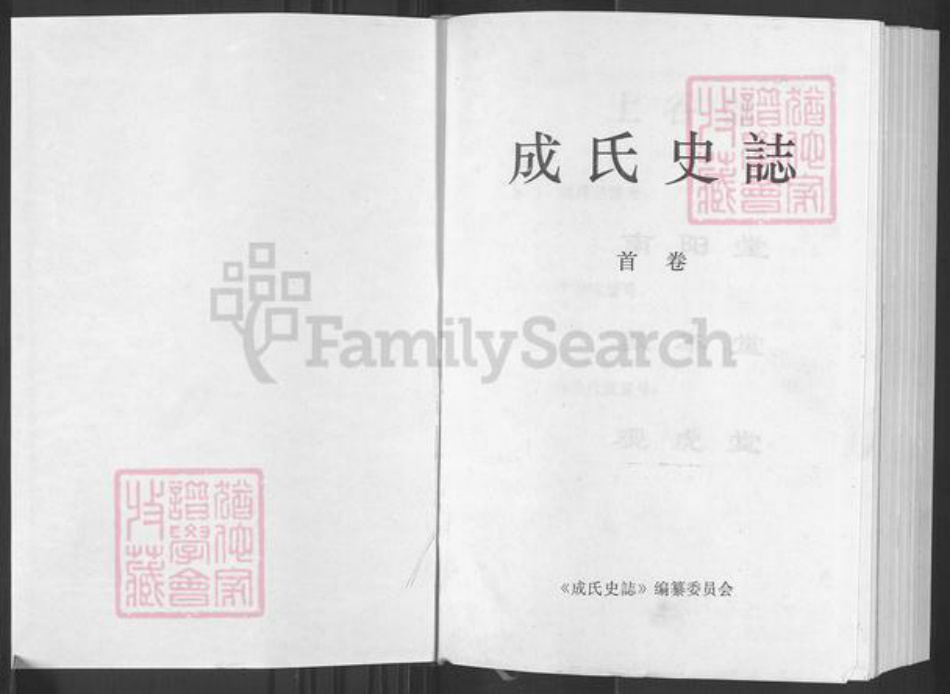 湖北省黄石市阳新县富池镇成氏南阳堂族谱-成氏史志.pdf电子版插图1