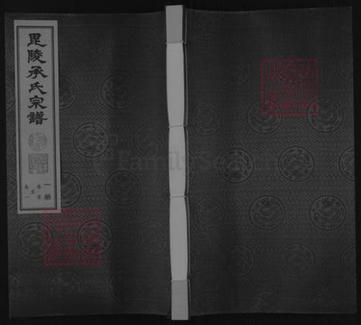 江苏省常州市武进县雪堰镇承氏听经堂族谱-毗陵承氏宗谱.pdf电子版插图