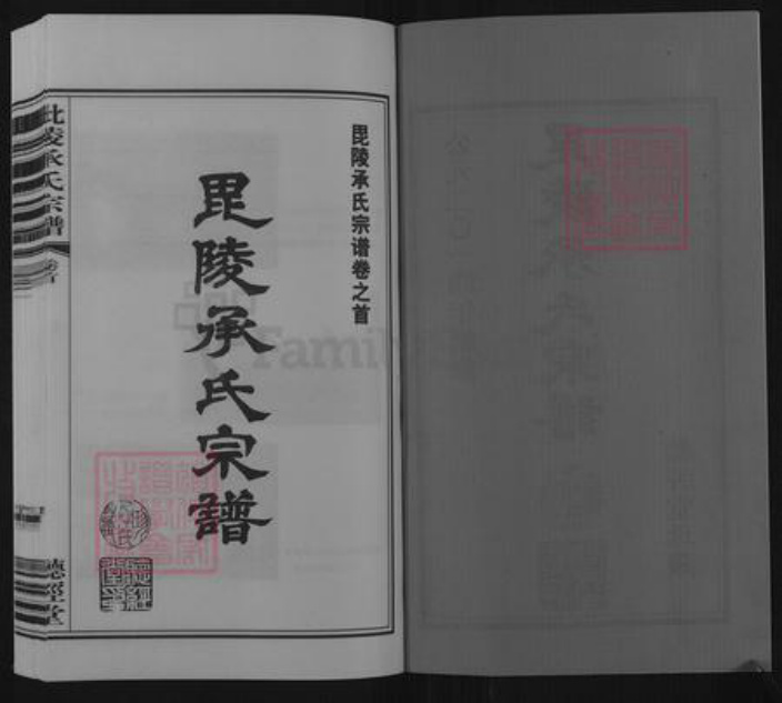 江苏省常州市武进县雪堰镇承氏听经堂族谱-毗陵承氏宗谱.pdf电子版插图2
