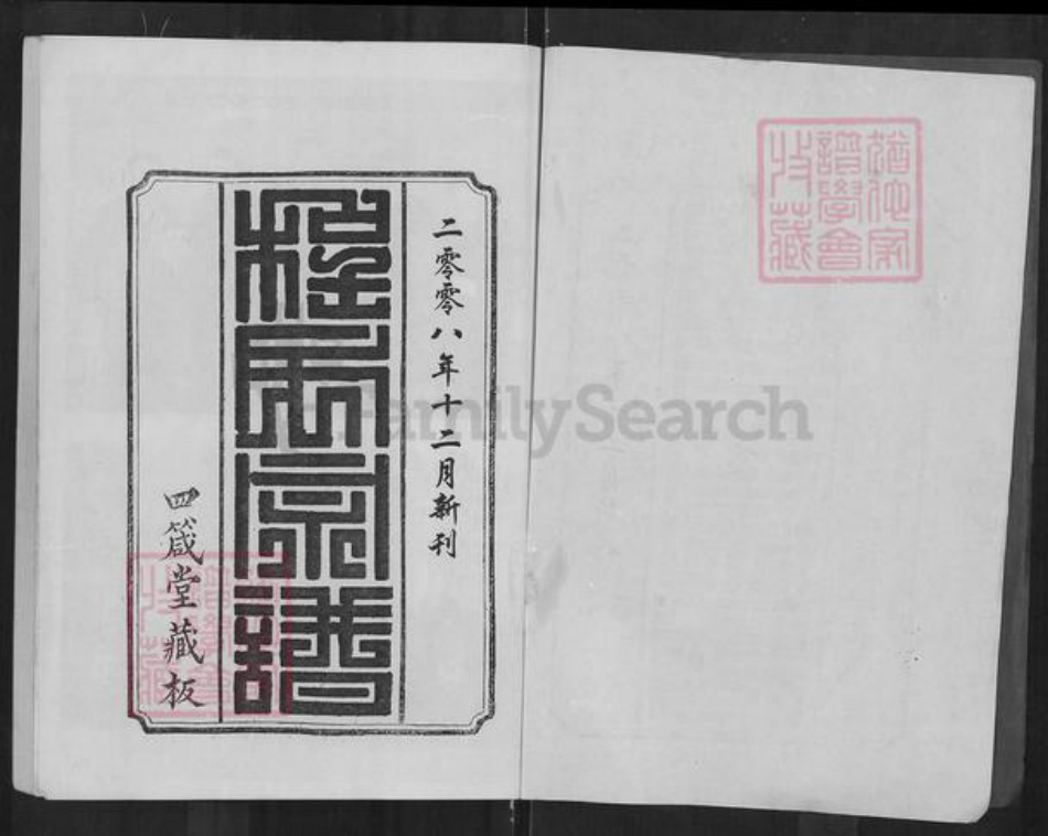 湖北省武汉市新洲区程氏伊洛堂族谱-程氏宗谱.pdf电子版插图1