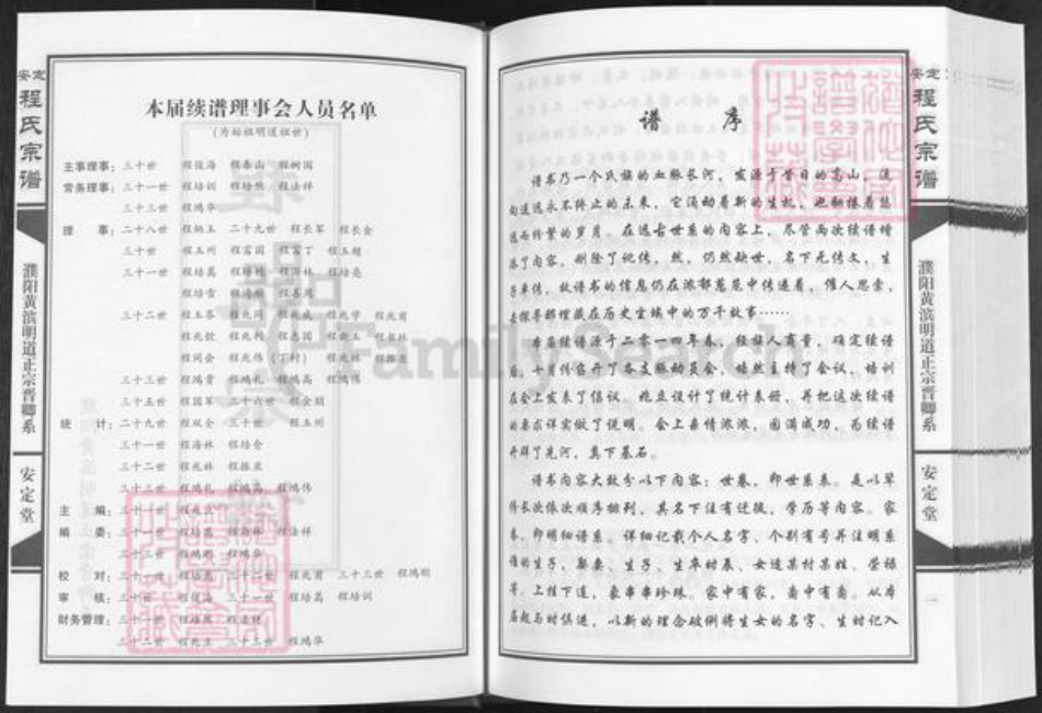 河南省濮阳市华龙区王助镇程氏安定堂族谱-安定程氏宗谱.濮阳黄滨明道正宗晋卿系.pdf电子版插图2