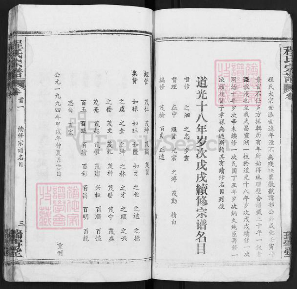 湖北省武汉市武昌区程氏瑞雪堂族谱-程氏宗谱.pdf电子版插图3