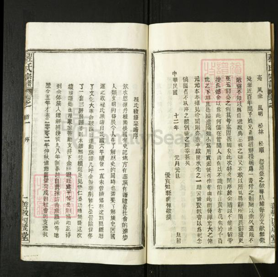 湖北省黄冈市程氏善教四箴堂族谱-程氏宗谱.pdf电子版插图5