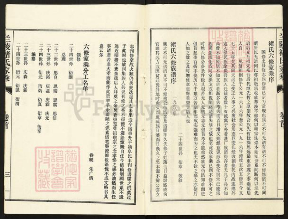 山东省济宁市金乡县褚氏族谱-兰陵褚氏家乘.pdf电子版插图2