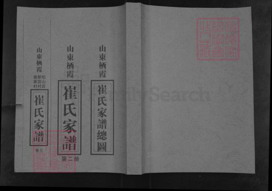 山东省烟台市栖霞市松山街道崔氏族谱-山东栖霞崔氏家谱总图.pdf电子版插图