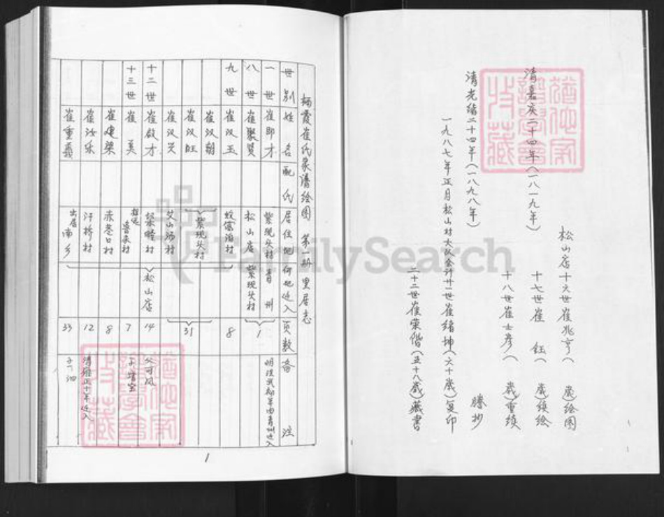 山东省烟台市栖霞市松山街道崔氏族谱-山东栖霞崔氏家谱总图.pdf电子版插图1