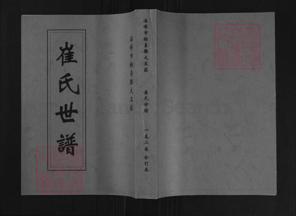 山东省淄博市桓台县唐山镇崔氏族谱-崔氏世谱.pdf电子版插图