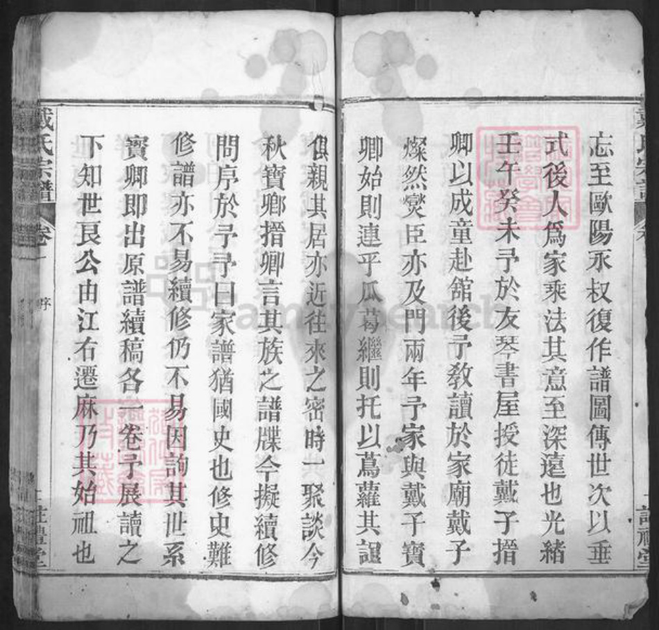 湖北省黄冈市麻城市戴氏注礼堂族谱-戴氏族谱.pdf电子版插图2