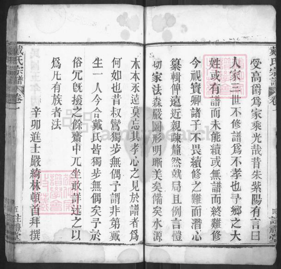 湖北省黄冈市麻城市戴氏注礼堂族谱-戴氏族谱.pdf电子版插图5