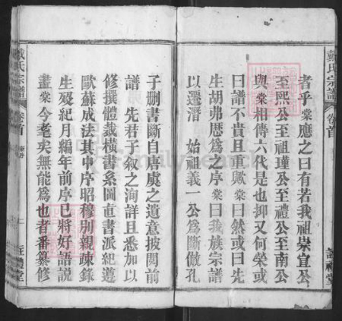 安徽省安庆市潜山市戴氏注礼堂族谱-戴氏宗谱.pdf电子版插图2