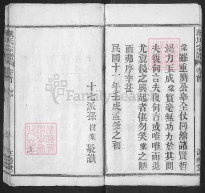 安徽省安庆市潜山市戴氏注礼堂族谱-戴氏宗谱.pdf电子版插图3