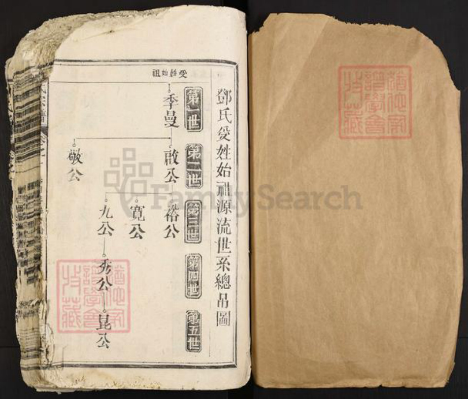 江西省上饶市铅山县湖坊镇邓氏三登堂族谱-邓氏宗谱.pdf电子版插图1
