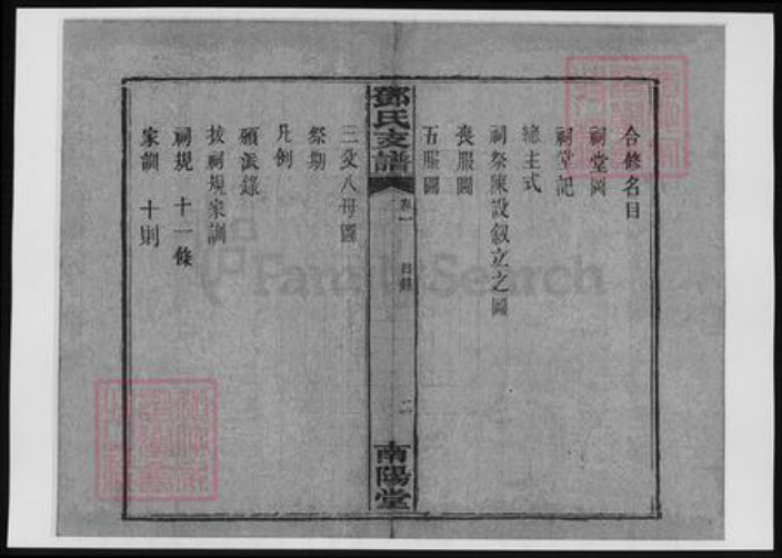 河南省南阳市邓氏族谱-楚南善邑河西六都余家滩邓氏支谱.pdf电子版插图3