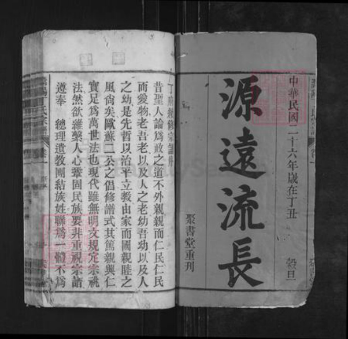安徽省安庆市潜山市丁氏聚书堂族谱-灊阳丁氏宗谱.pdf电子版插图1