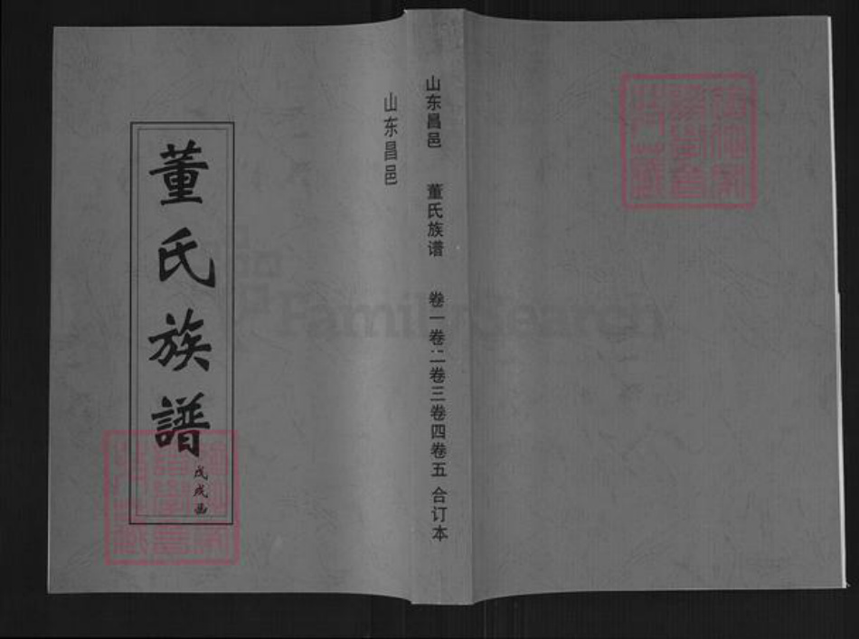 山东省潍坊市昌邑市奎聚街道董氏族谱-昌邑董氏族谱.pdf电子版插图