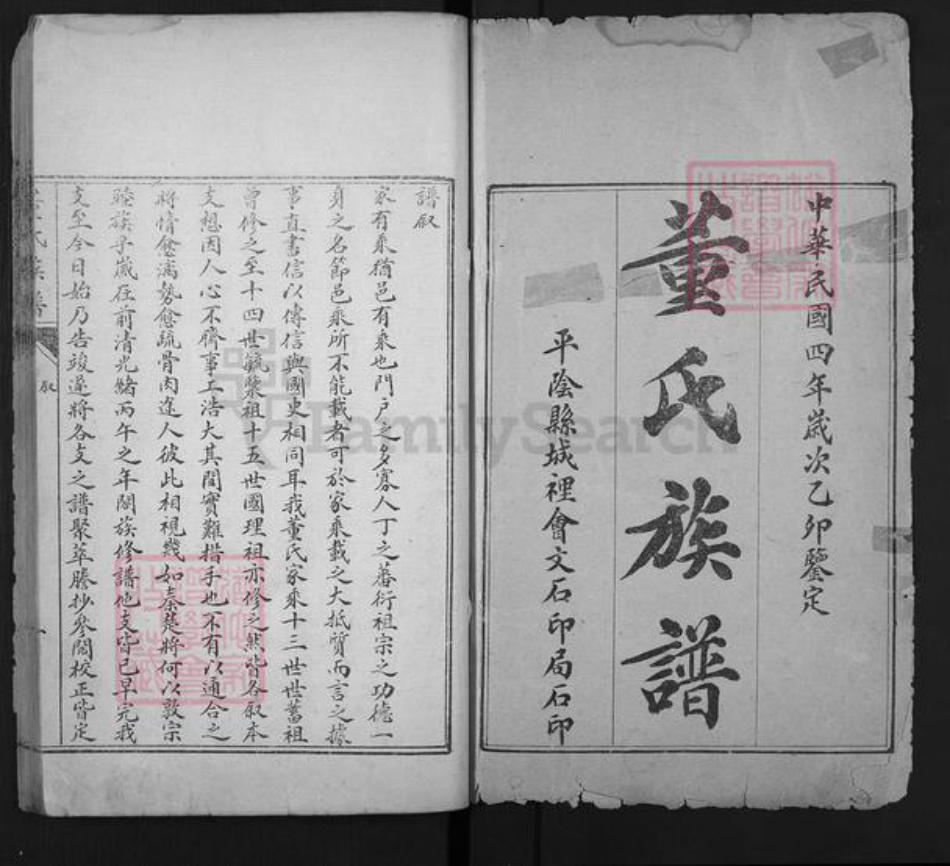 山东省泰安市肥城市董氏族谱-肥城县董氏族谱.pdf电子版插图1