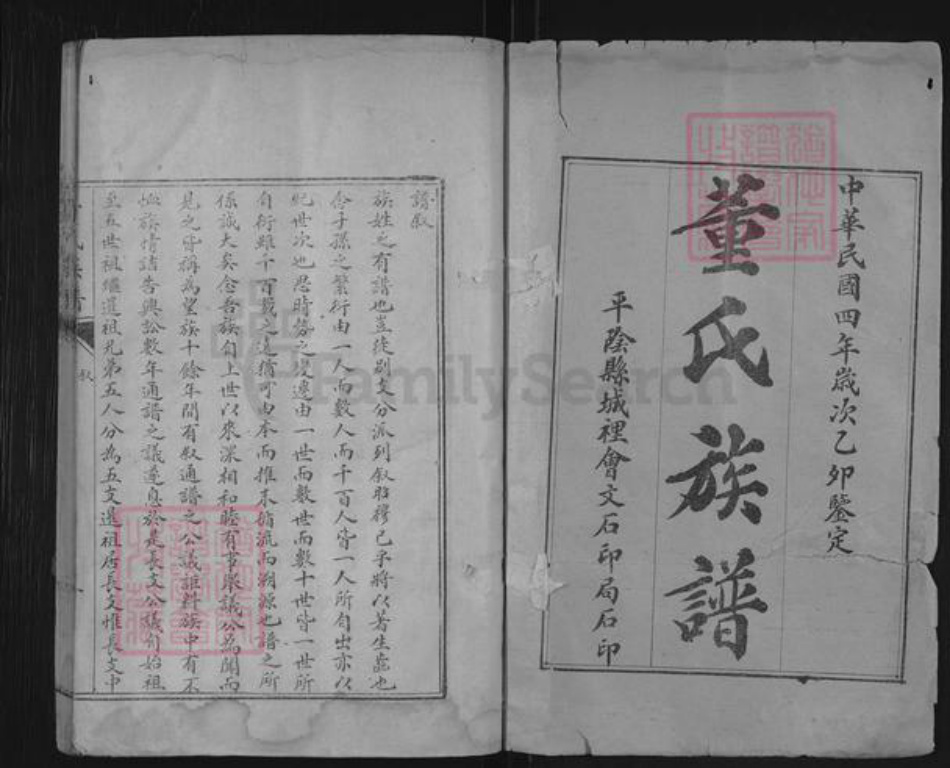 山东省泰安市肥城市董氏族谱-肥城县董氏族谱.pdf电子版插图1
