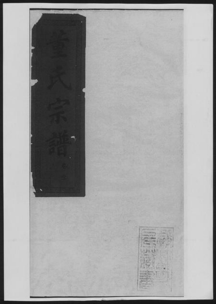 湖北省黄石市大冶市董氏族谱-董氏宗谱[总卷数不详].pdf电子版插图