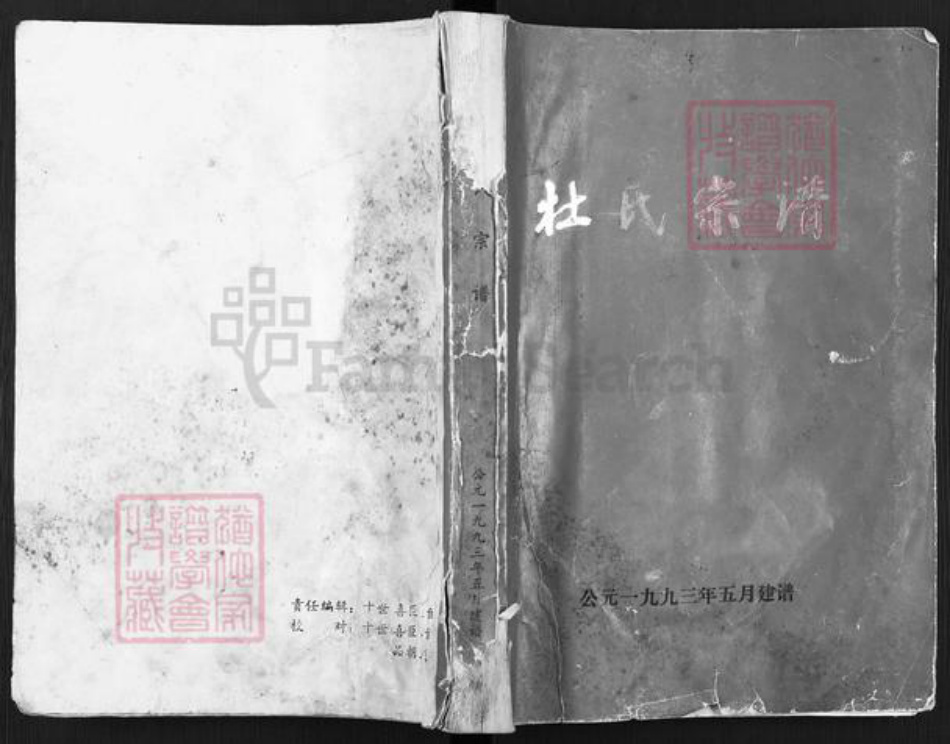 江苏省淮安市清江浦区盐河镇杜氏族谱-杜氏宗谱.pdf电子版插图