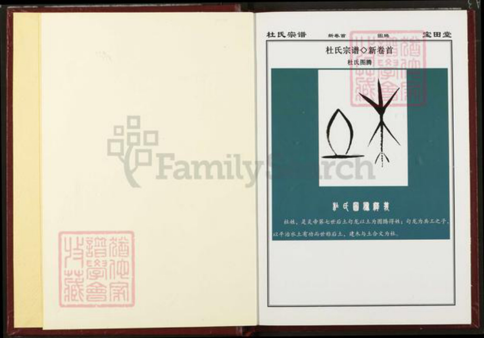 湖北省黄冈市英山县杜氏宝田堂族谱-杜氏宗谱.pdf电子版插图1