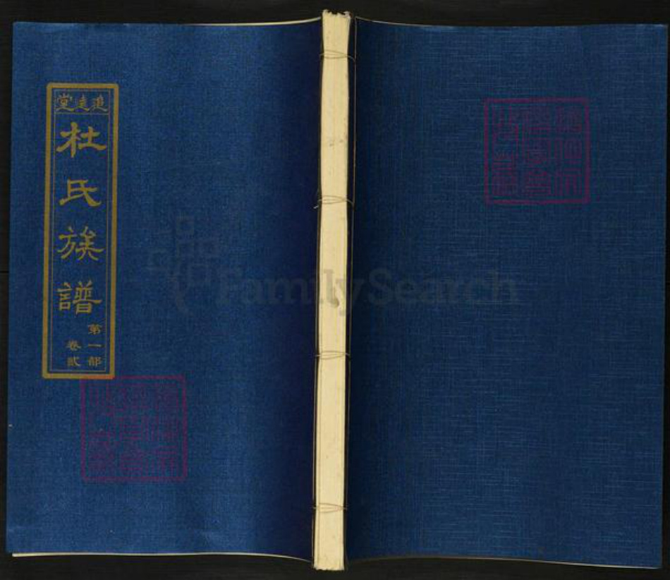 山东省泰安市肥城市汶阳镇杜氏追逺堂族谱-杜氏族谱.pdf电子版插图