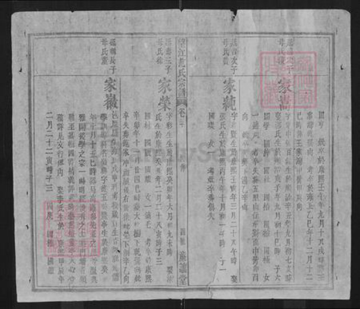 湖北省黄冈市浠水县绿杨乡范氏廉让堂族谱-望江范氏宗谱.pdf电子版插图4