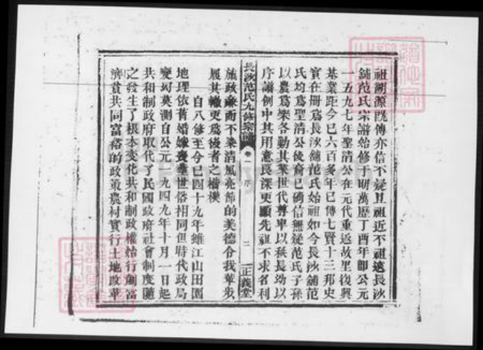 江西省宜春市高安市范氏族谱-长沙铺范氏九修宗谱 [14卷].pdf电子版插图5