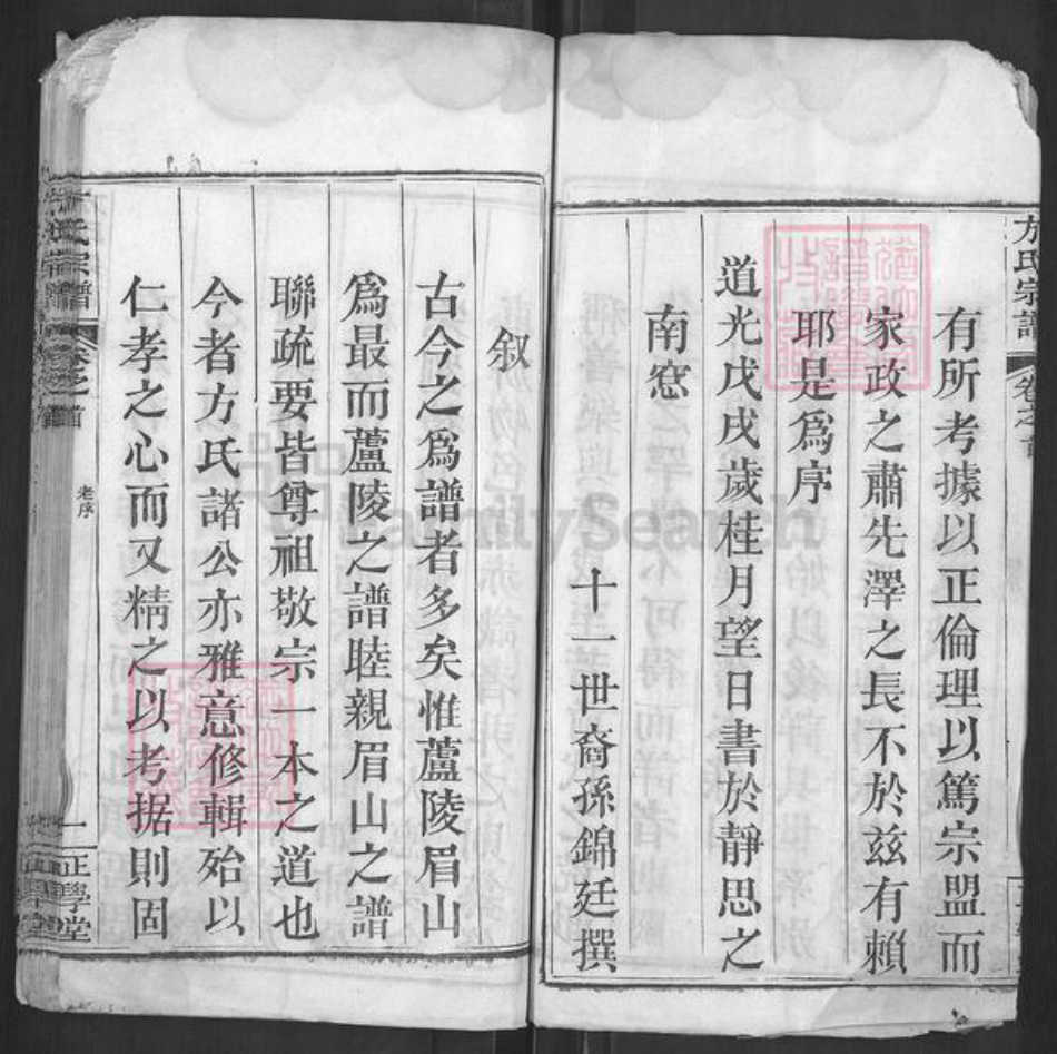 湖北省黄冈市红安县方氏正学堂族谱-方氏宗谱.pdf电子版插图4