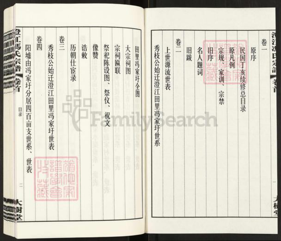 江苏省无锡市江阴市青阳镇冯氏大树堂族谱-澄江冯氏宗谱.pdf电子版插图3