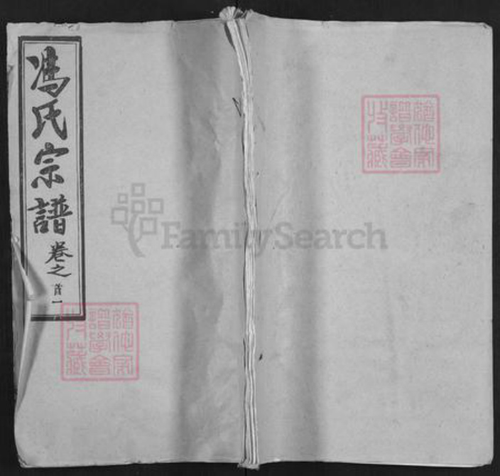 湖北省武汉市黄陂区冯氏大树堂族谱-冯氏宗谱.pdf电子版插图