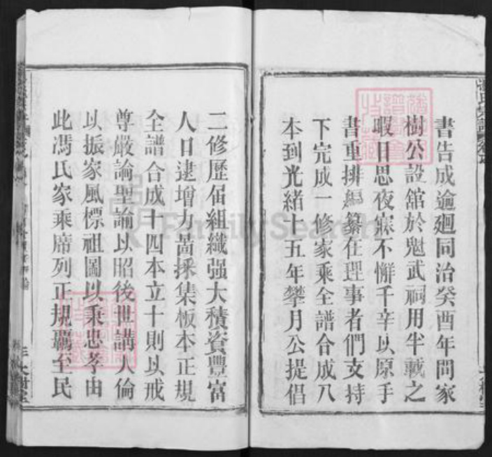 湖北省武汉市黄陂区冯氏大树堂族谱-冯氏宗谱.pdf电子版插图3