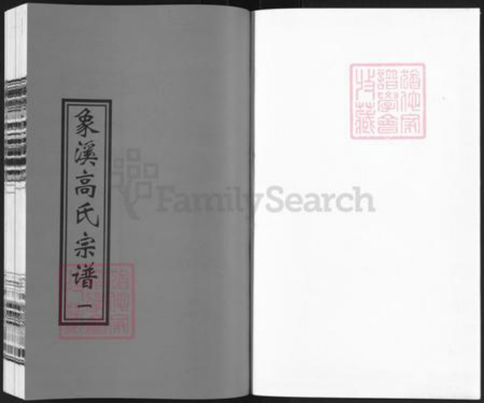 浙江省丽水市松阳县樟溪乡高氏族谱-象溪高氏宗谱.pdf电子版插图1 浙江省丽水市松阳县樟溪乡高氏族谱-象溪高氏宗谱.pdf电子版插图1