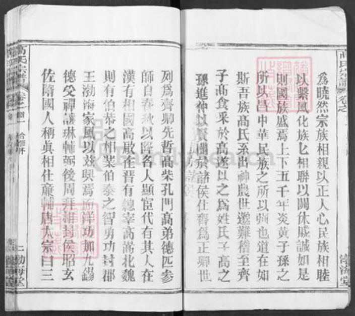 湖北省武汉市新洲区高氏渤海堂族谱-高氏宗谱.pdf电子版插图2