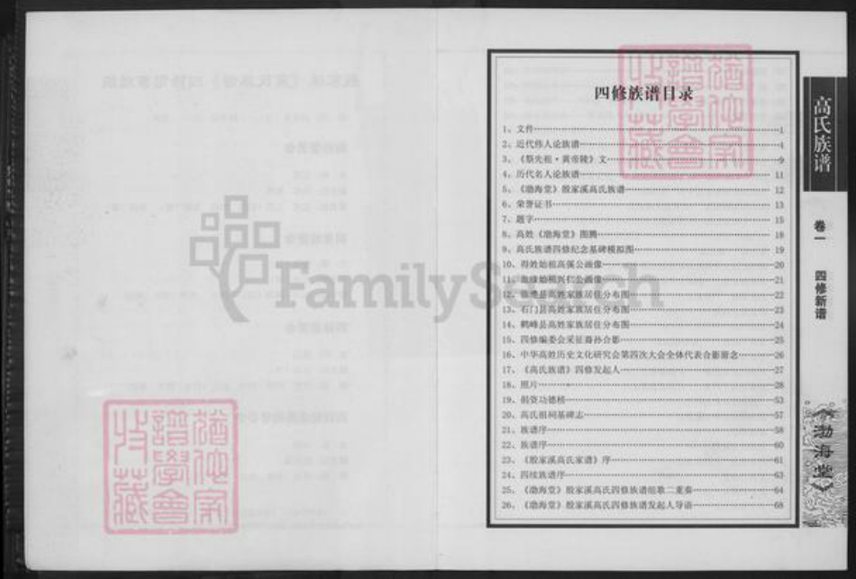 湖南省常德市临澧县高氏渤海堂族谱-高氏族谱.pdf电子版插图3 湖南省常德市临澧县高氏渤海堂族谱-高氏族谱.pdf电子版插图3