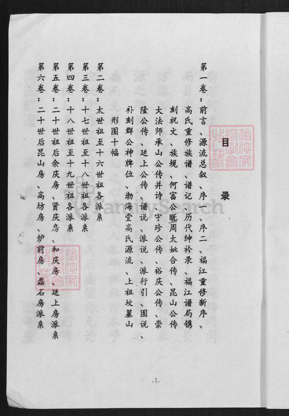 福建省龙岩市武平县高氏渤海堂族谱-福江高氏族谱.pdf电子版插图5 福建省龙岩市武平县高氏渤海堂族谱-福江高氏族谱.pdf电子版插图5