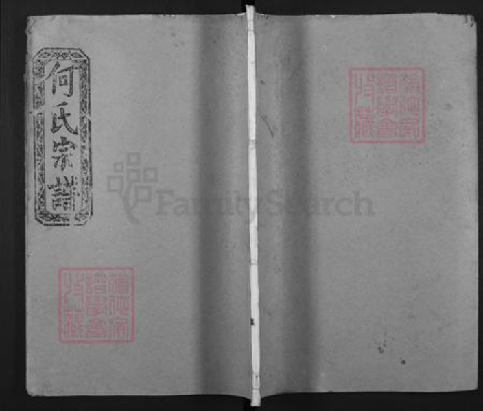 湖北省咸宁市何氏学海堂族谱-何氏宗谱.pdf电子版