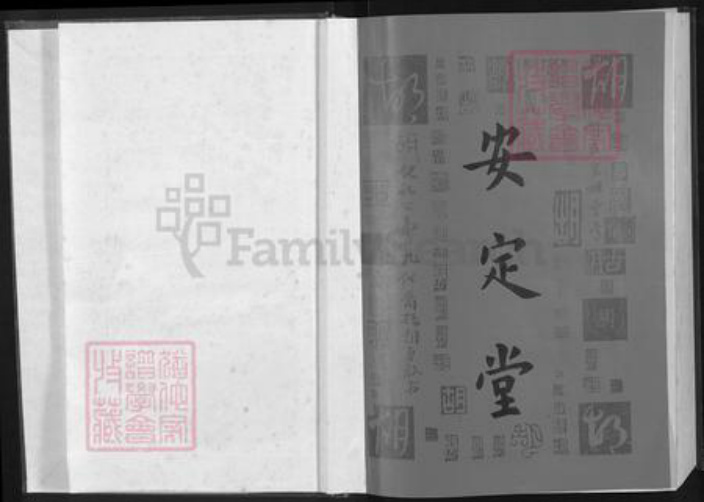 湖北省咸宁市通城县胡氏安定堂族谱-胡氏宗谱.pdf电子版插图1