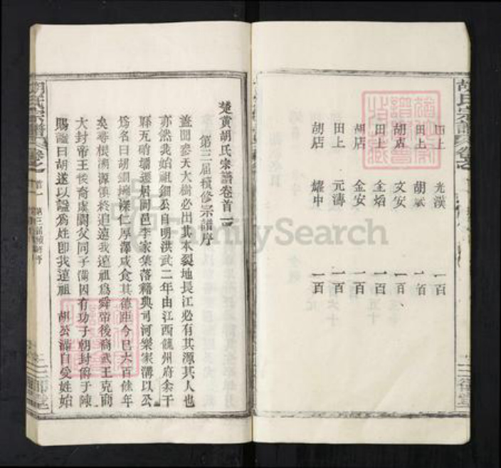 湖北省武汉市新洲区胡氏三郄堂族谱-胡氏宗谱.pdf电子版插图4 湖北省武汉市新洲区胡氏三郄堂族谱-胡氏宗谱.pdf电子版插图4