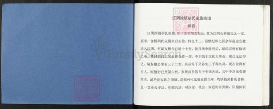 江苏省无锡市江阴市南闸街道胡氏族谱-胡氏家族宗谱.pdf电子版插图1 江苏省无锡市江阴市南闸街道胡氏族谱-胡氏家族宗谱.pdf电子版插图1