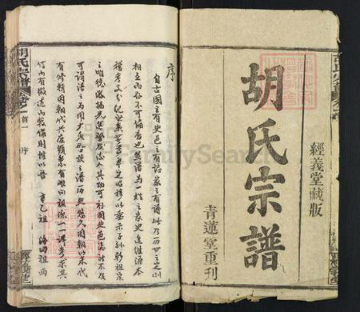 湖北省武汉市新洲区胡氏经义堂族谱-胡氏宗谱.pdf电子版插图1