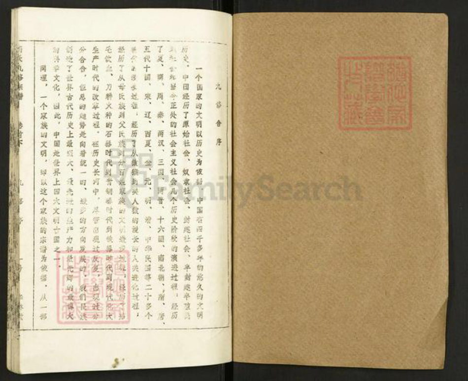 湖北省黄冈市蕲春县胡氏华林堂族谱-胡氏九修宗谱.pdf电子版插图1