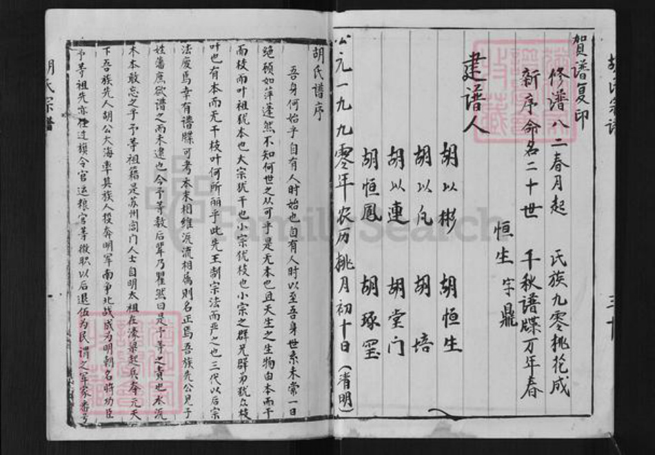 江苏省淮安市金湖县胡氏安定堂族谱-胡氏宗谱.pdf电子版插图3