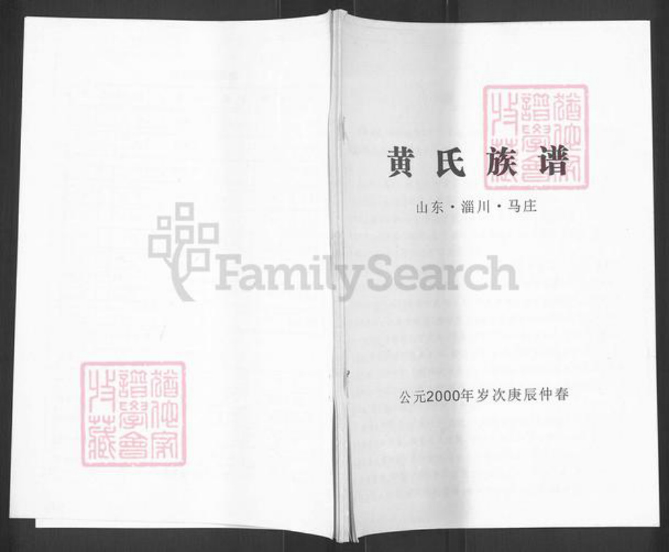 山东省淄博市淄川区黄氏族谱-黄氏族谱.pdf电子版