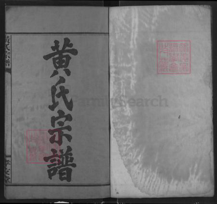 湖北省咸宁市通城县黄氏孝友堂族谱-黄氏宗谱.pdf电子版插图1